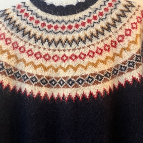 DÔEN Amble Fair Isle-Inspired Mohair-Blend Cardigan (Medium) - Picture 13 of 16